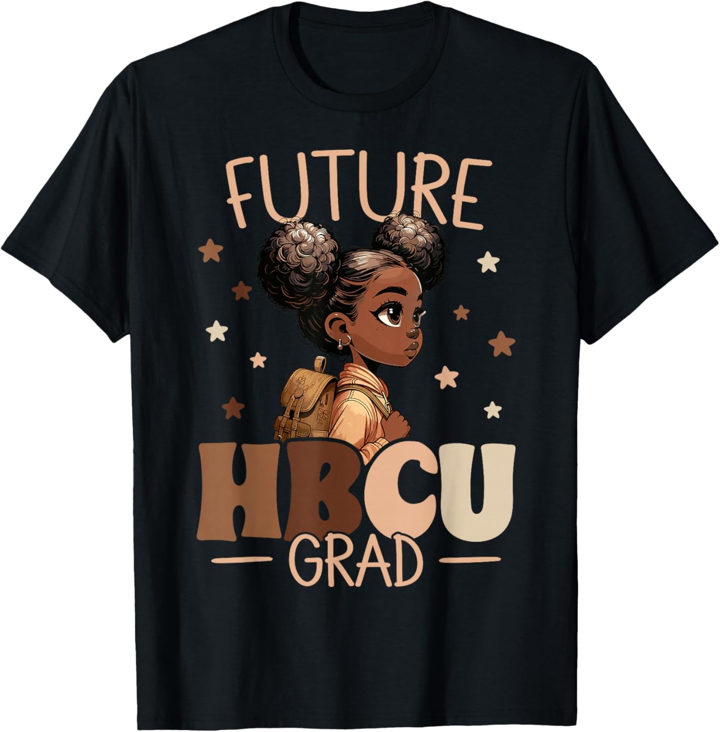 Future HBCU Grad Black Girl Graduation HBCU T-Shirt - T-Shirt | Black