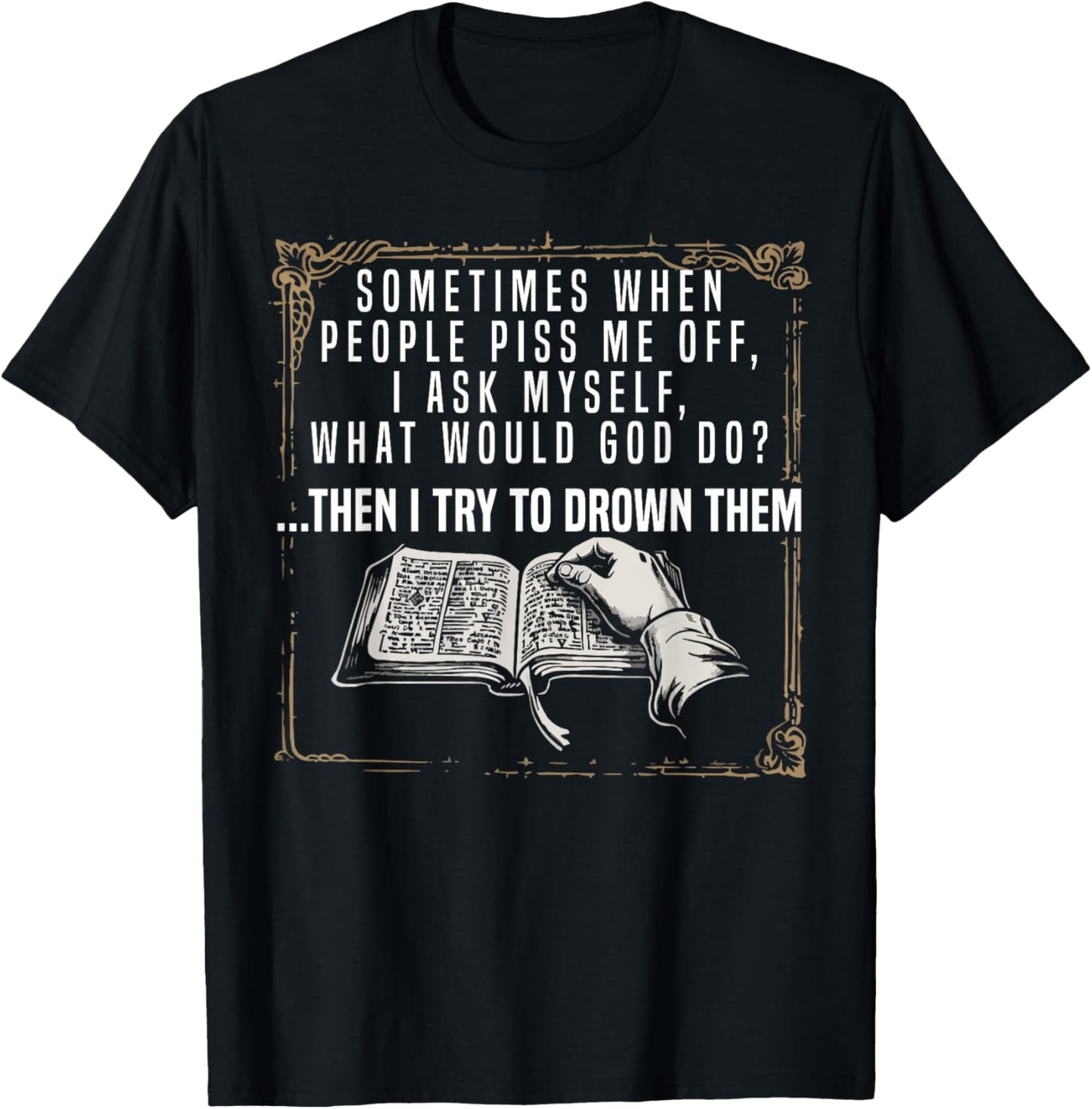 Atheism Anti-Religion Agnostic Freethinker Atheist T-Shirt - T-Shirt | Black