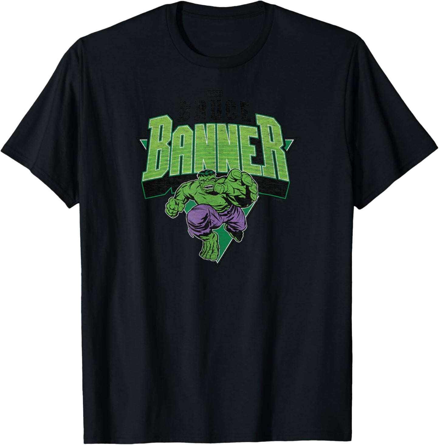 Hulk - Bruce Banner Collegiate T-Shirt - T-Shirt | Black