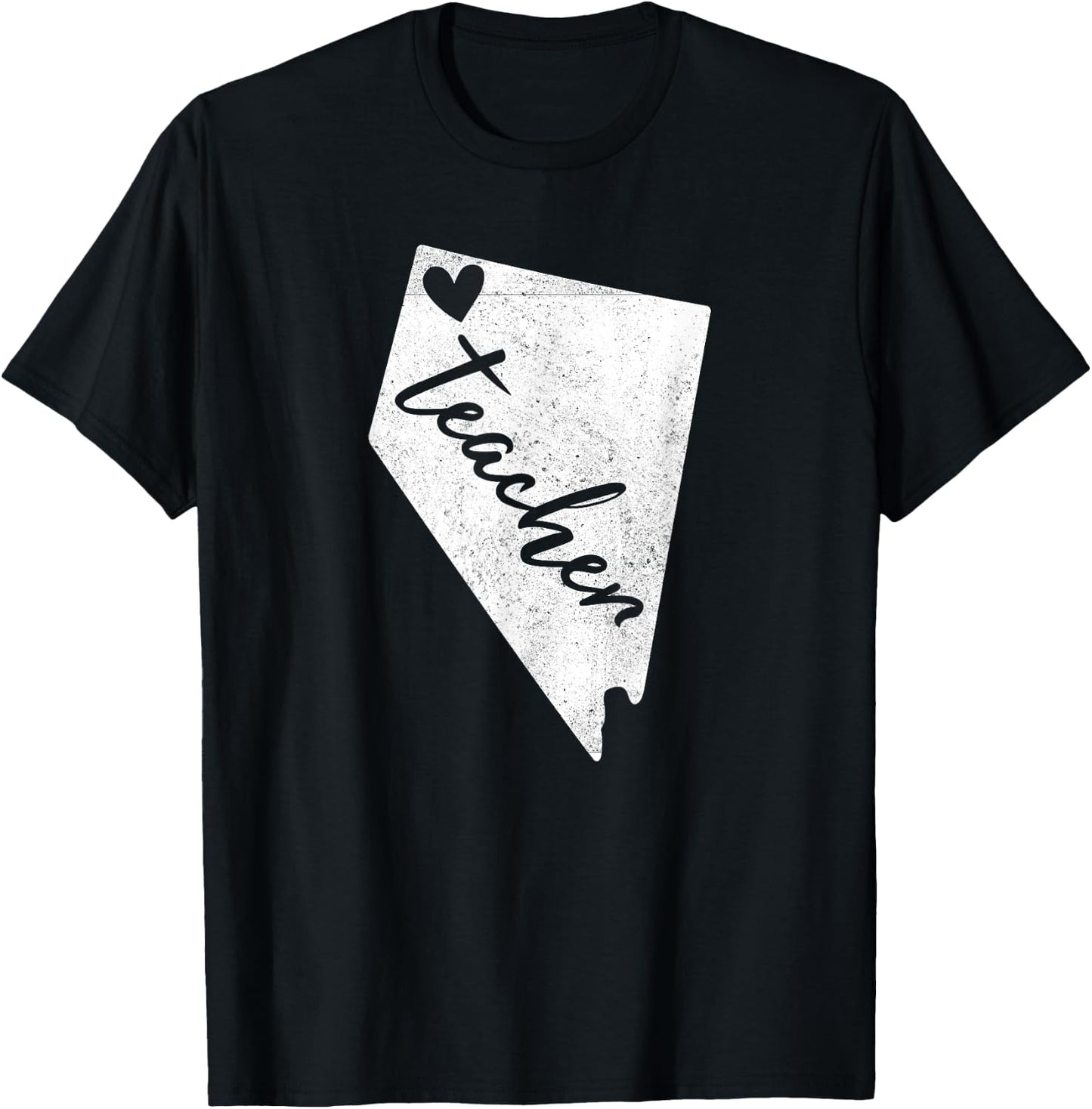Red For Ed Nevada Teacher T Shirts, RedForEd Shirt. T-Shirt - T-Shirt | Black
