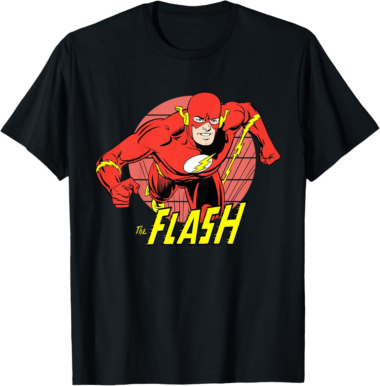Kids DC Comics The Flash Running Portrait T-Shirt - T-Shirt | Black
