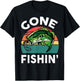Boys Gone Fishing-Shirt Youth Men Bass Fish Funny Fisherman T-Shirt - T-Shirt | Black