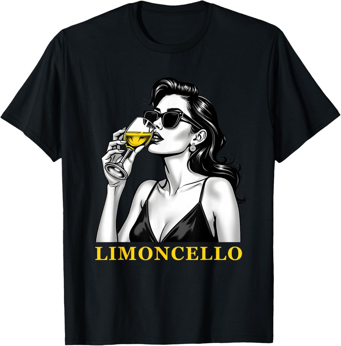 Limoncello Outfit Italienischer Likör Zitronenlikör Spritz T-Shirt - T-Shirt | Black