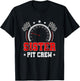 Sister Pit Crew Race Car Birthday Party Racing Family T-Shirt - T-Shirt | Black