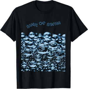 Sink Or Swim Motivational Artwork T-Shirt - T-Shirt | Black