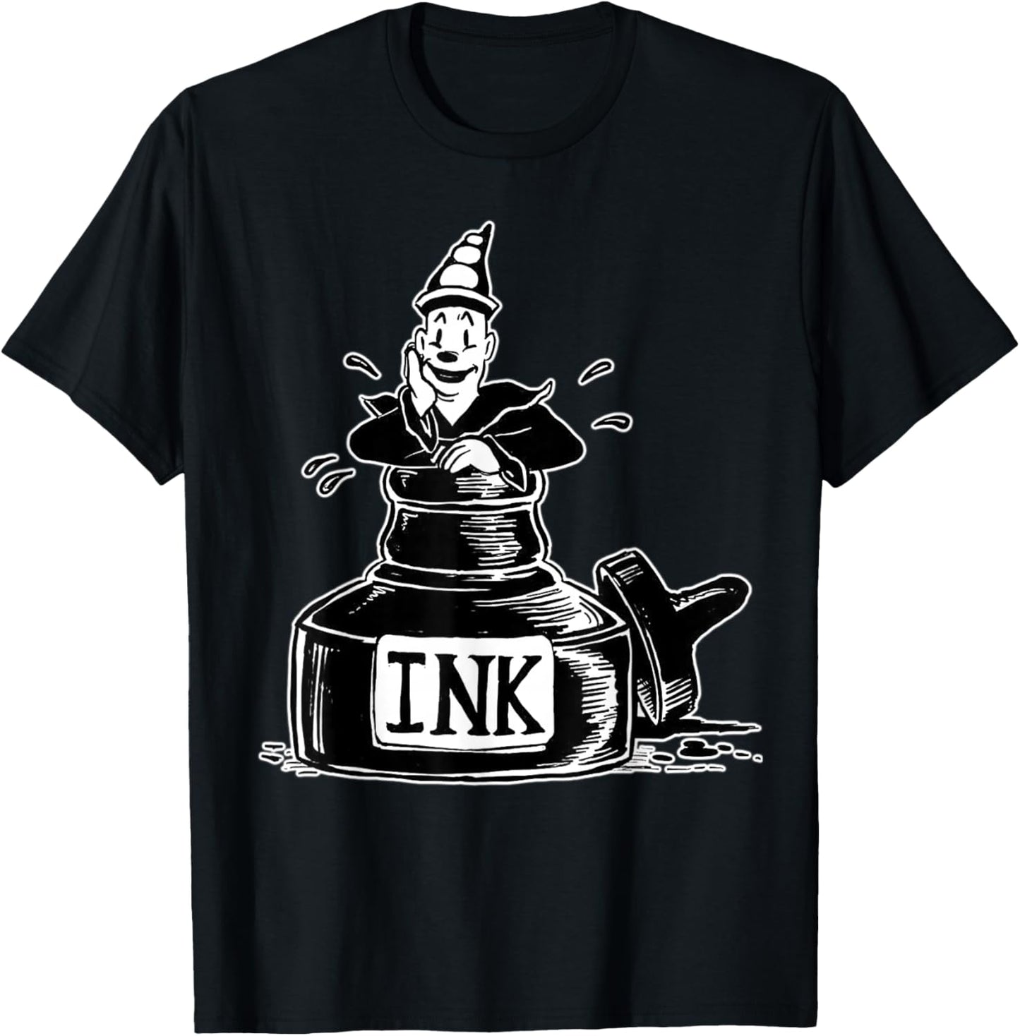 Urban Empyre Koko the Clown Inkwell T-Shirt - T-Shirt | Black
