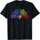 RPF Designs Rainbow Raquets T-Shirt - T-Shirt | Black