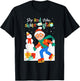Blippi Christmas Slip Slide Skate Glide T-Shirt - T-Shirt | Black