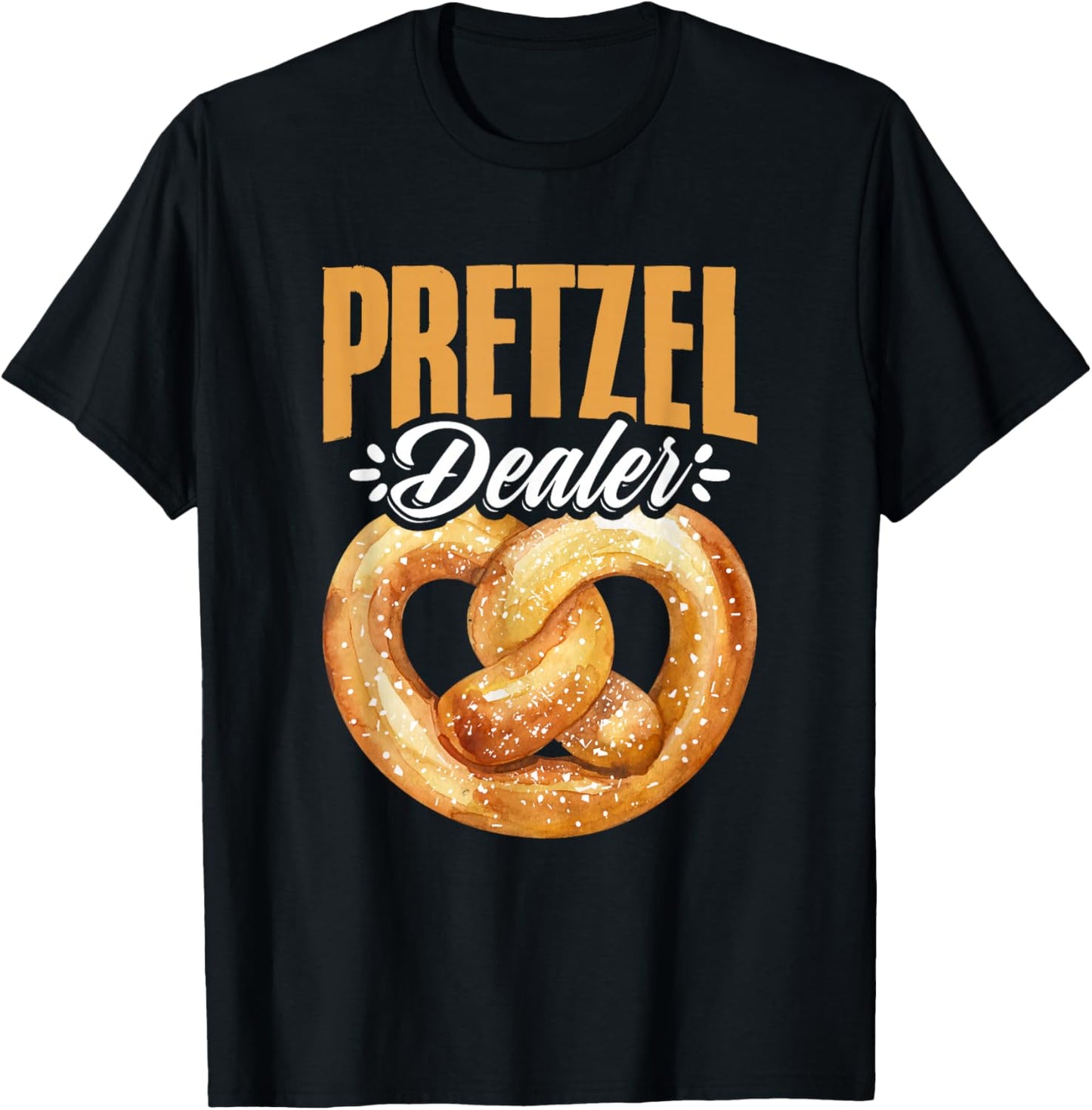 Pretzel Dealer Pretzels Snack Oktoberfest Baking Pretzel T-Shirt - T-Shirt | Black