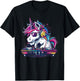 Music DJ Discjockey Art I Kids Deejay -Child Cartoon Themed , Black, Small T-Shirt - T-Shirt | Black