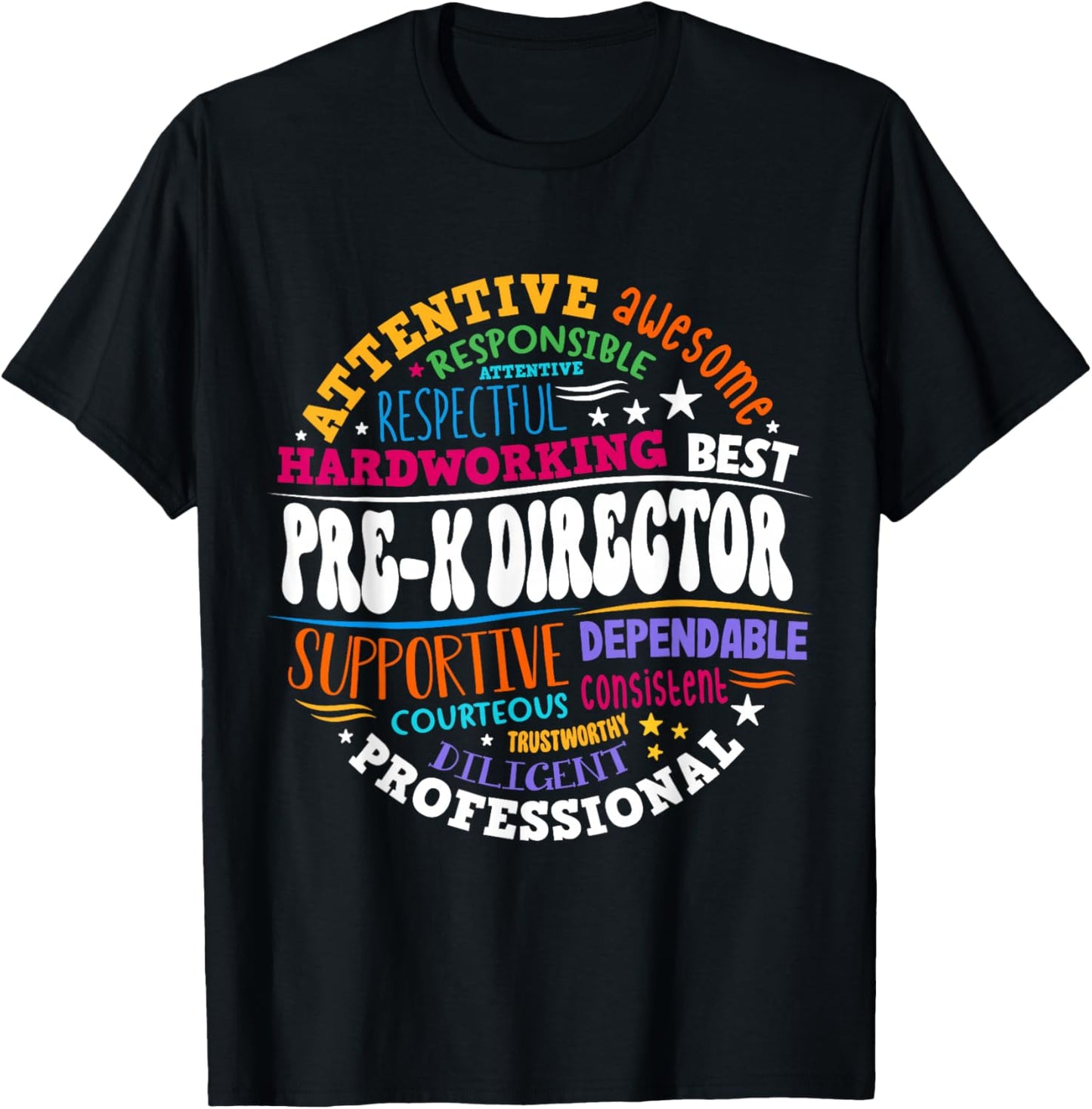 Hello Pre-k Director Teacher Kindergarten 1st Day Of School T-Shirt - T-Shirt | Black