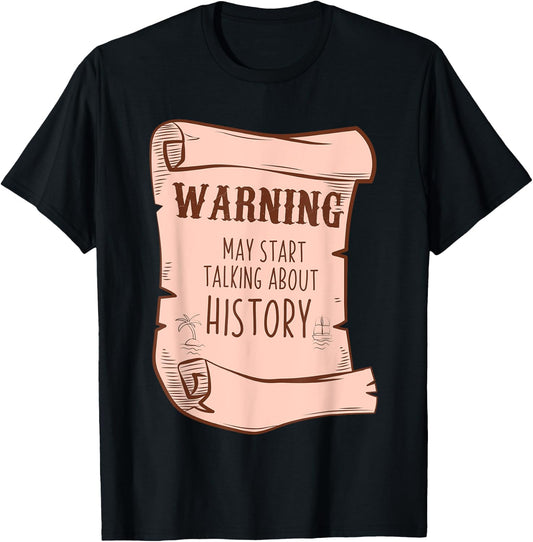 Funny History Buff Teacher Social Studies Nerd Geek Gifts Men Women Kids T-Shirt - T-Shirt | Black