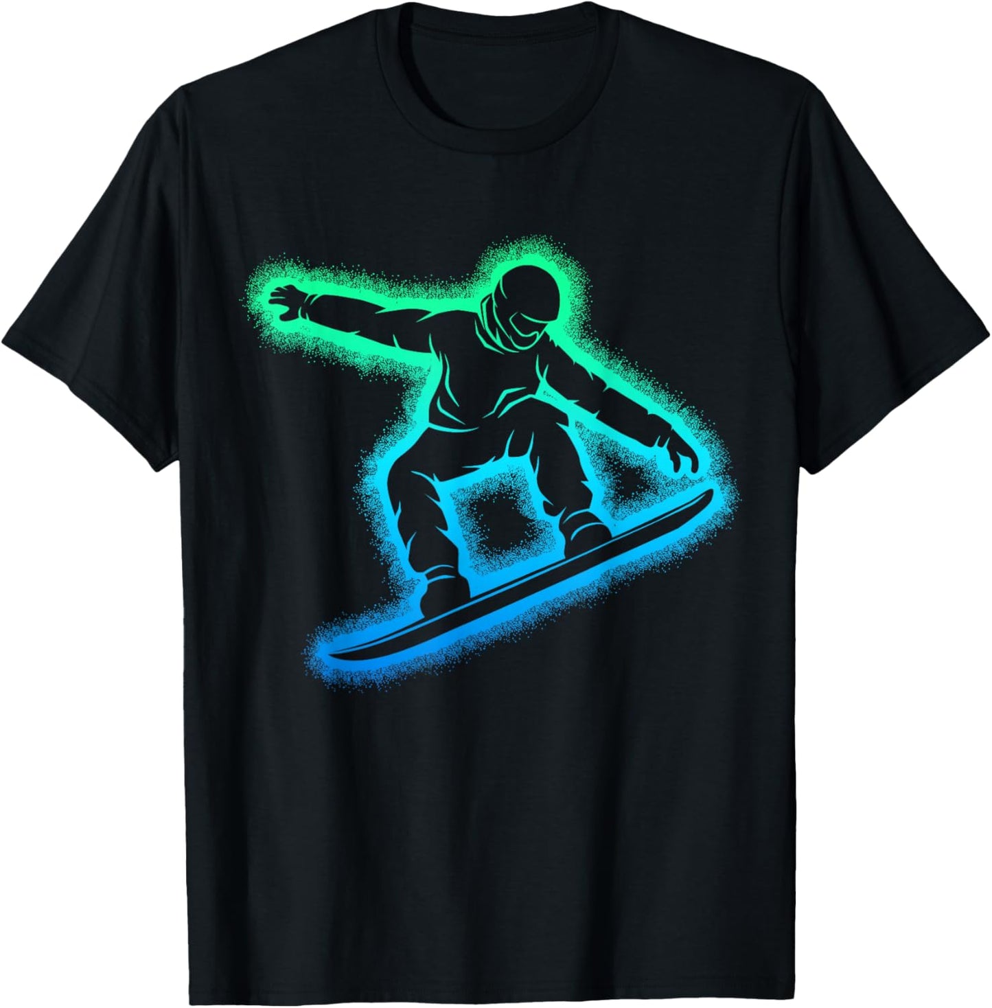 Snowboard Snowboarder Snowboarding Boys Children Men T-Shirt - T-Shirt | Black