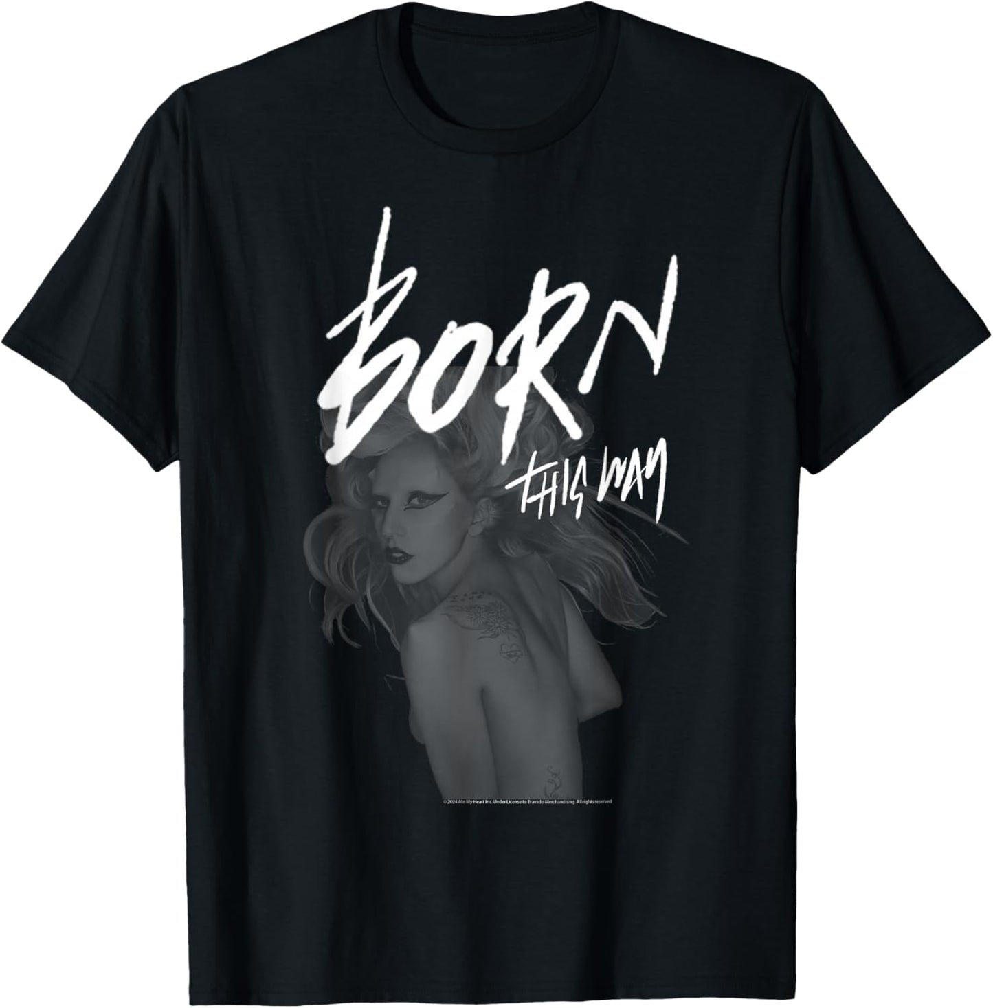 Lady Gaga Born This Way Musik von Bravado T-Shirt - T-Shirt | Black