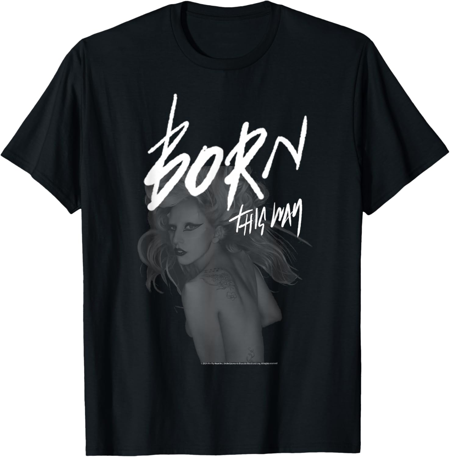 Lady Gaga Born This Way Musik von Bravado T-Shirt - T-Shirt | Black