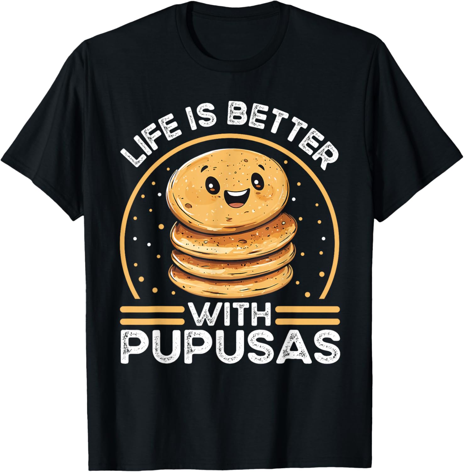 Pupusa T-Shirt - T-Shirt | Black