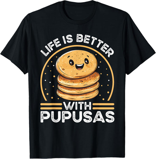 Pupusa T-Shirt - T-Shirt | Black