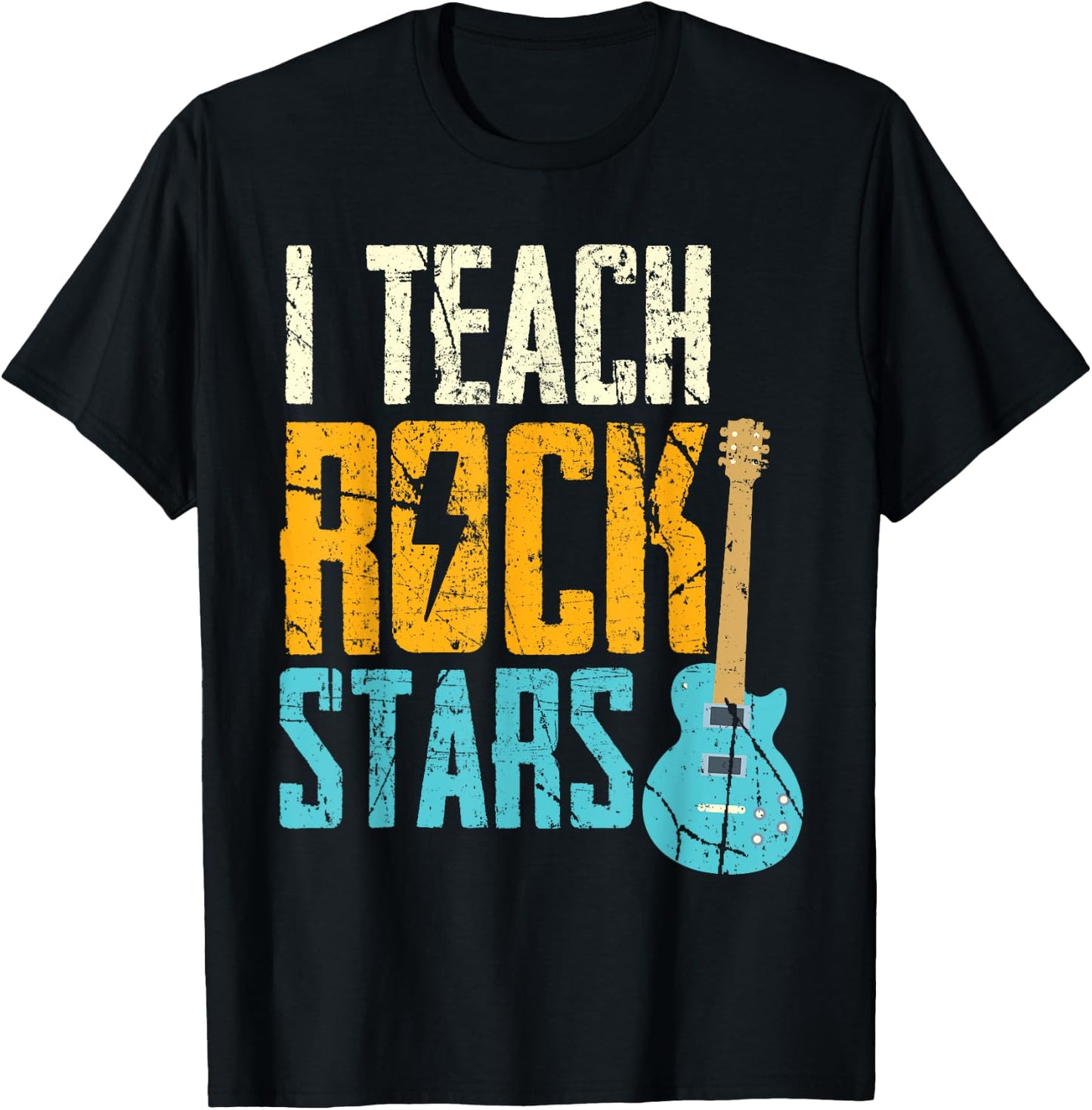 Teaching rock stars / Rock'n roll music teacher Men Women T-Shirt - T-Shirt | Black