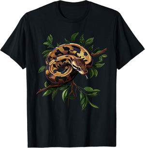 Funny King Python Lover Snakes Reptiles Python T-Shirt - T-Shirt | Black