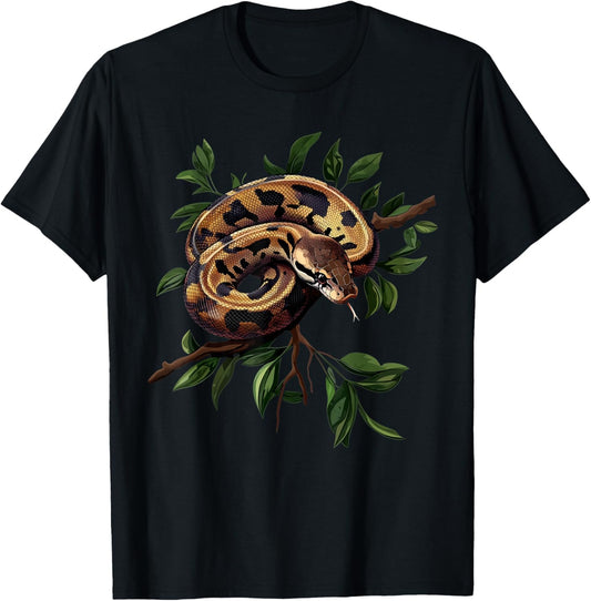Funny King Python Lover Snakes Reptiles Python T-Shirt - T-Shirt | Black