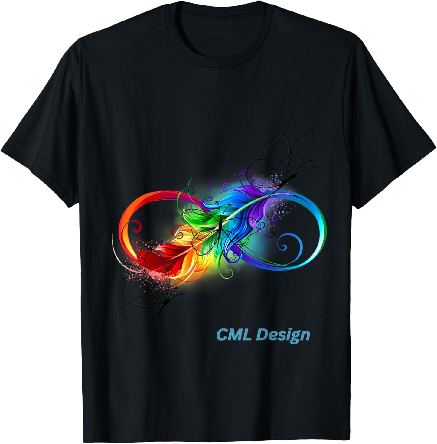 Infinity Sign T-Shirt - T-Shirt | Black