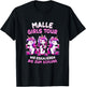 Damen Malle Girls Tour Einhorn Mallorca Party Gruppe Urlaub T-Shirt - T-Shirt | Black