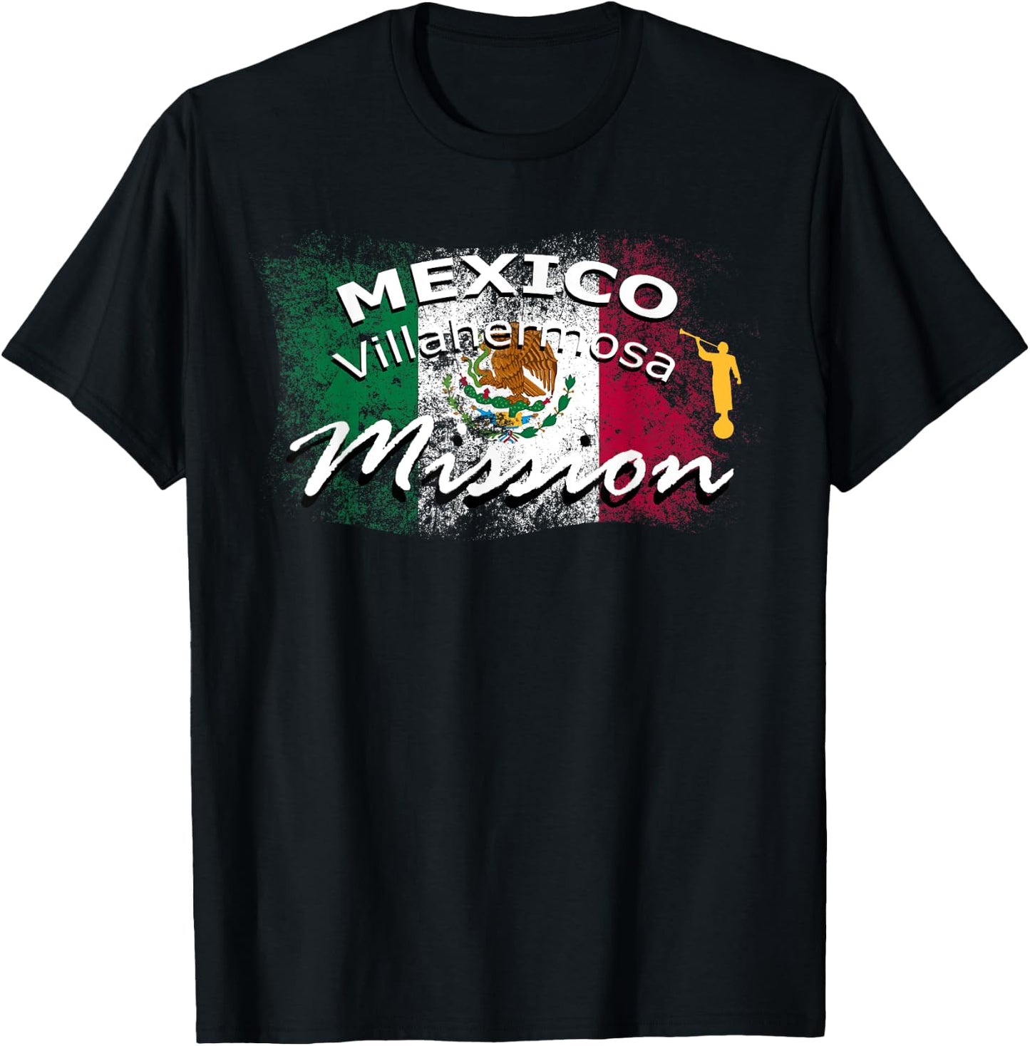 Mexico Villahermosa Mormon LDS Mission Missionary Gift T-Shirt - T-Shirt | Black