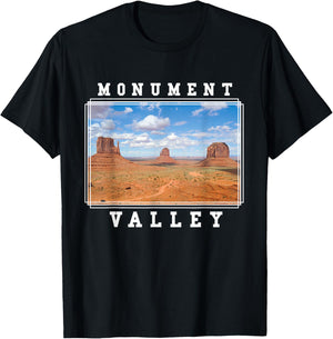 Monument Valley Utah Arizona Navajo Tribal Park T-Shirt - T-Shirt | Black