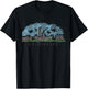 Washington DC Skyline City Pride - Multi Color Watercolors. T-Shirt - T-Shirt | Black