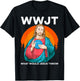 What Would Jesus Throw Disc Golf Jesus Humerus Golfer T-Shirt - T-Shirt | Black