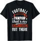 Proud Football Pawpaw Of A Football Player Pawpaw T-Shirt - T-Shirt | Black