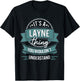 It's A Layne Thing You Wouldn't Understand, First Name T-Shirt - T-Shirt | Black