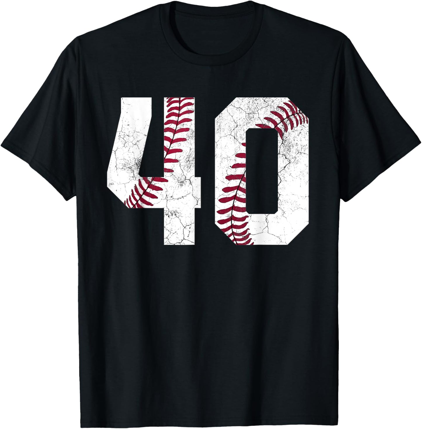 1983 40th Birthday Gift Baseball Softball 40 Years Men Women T-Shirt - T-Shirt | Black