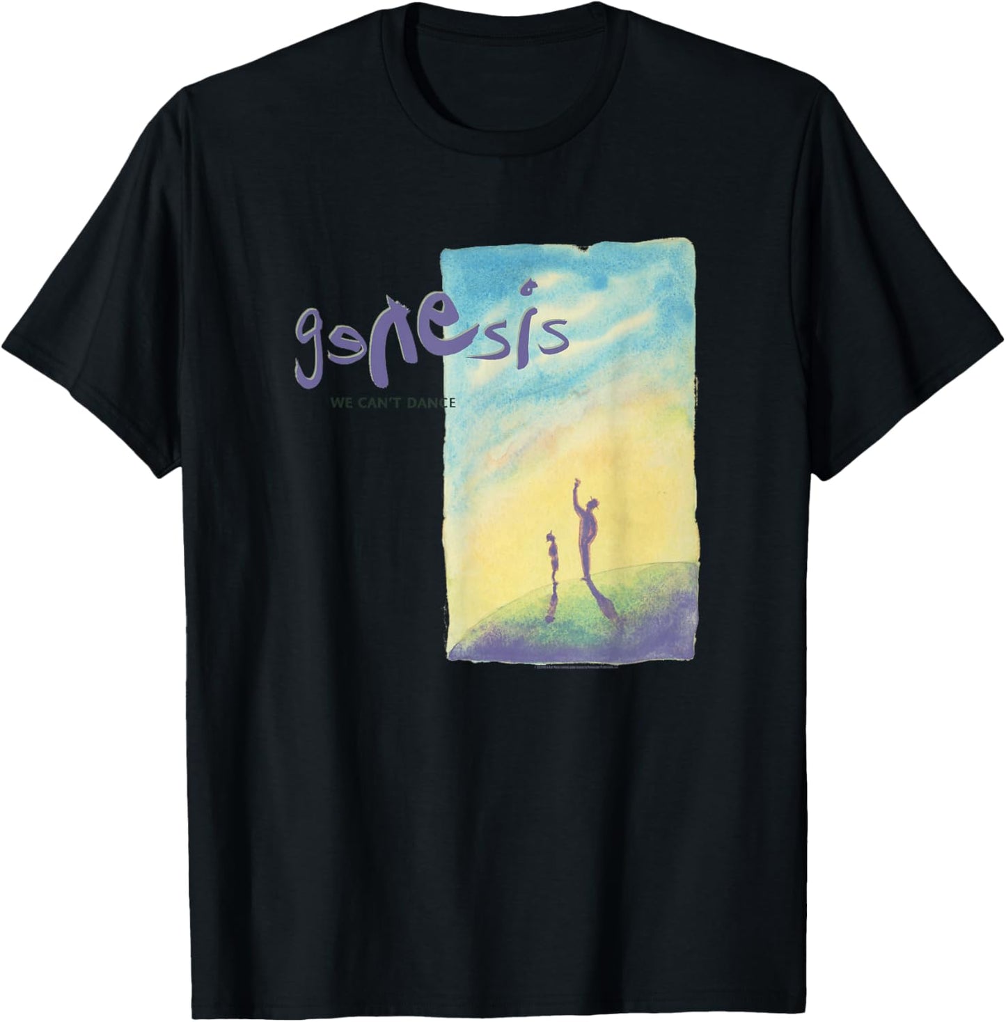Genesis We Can't Dance Cover T-Shirt - T-Shirt | Black