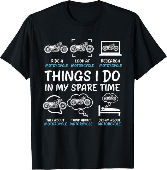 Epic Motorbike Biker Rider Chopper Motorcycle Biker T-Shirt - T-Shirt | Black