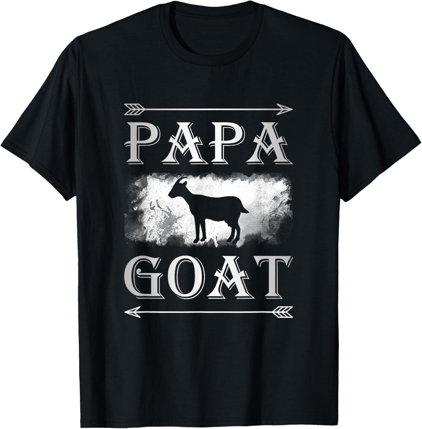Best Husband Gifts "Papa Goat" Men Shirts T-Shirt - T-Shirt | Black