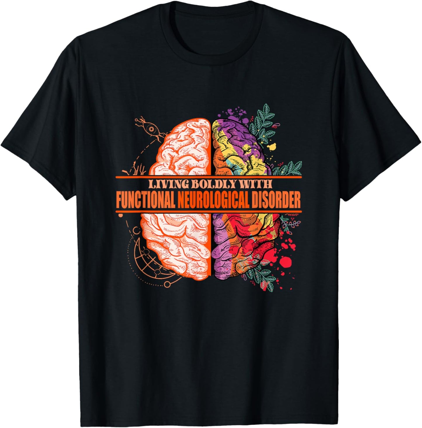 Functional Neurological Disorder Awareness T-Shirt - T-Shirt | Black