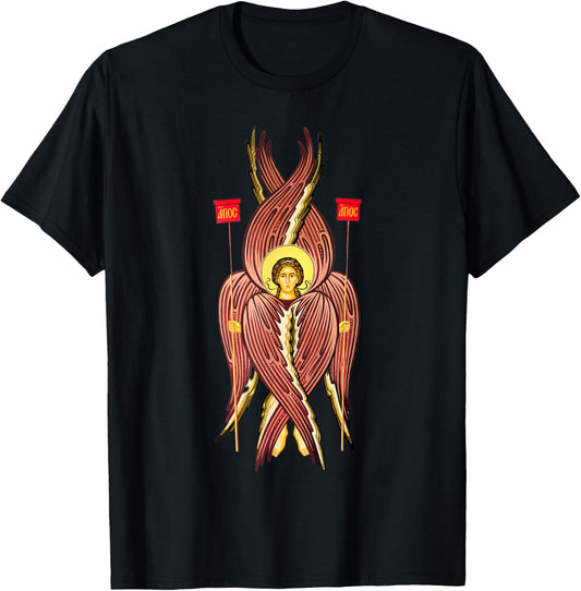 Angel Hierarchy Seraphim T-Shirt - T-Shirt | Black