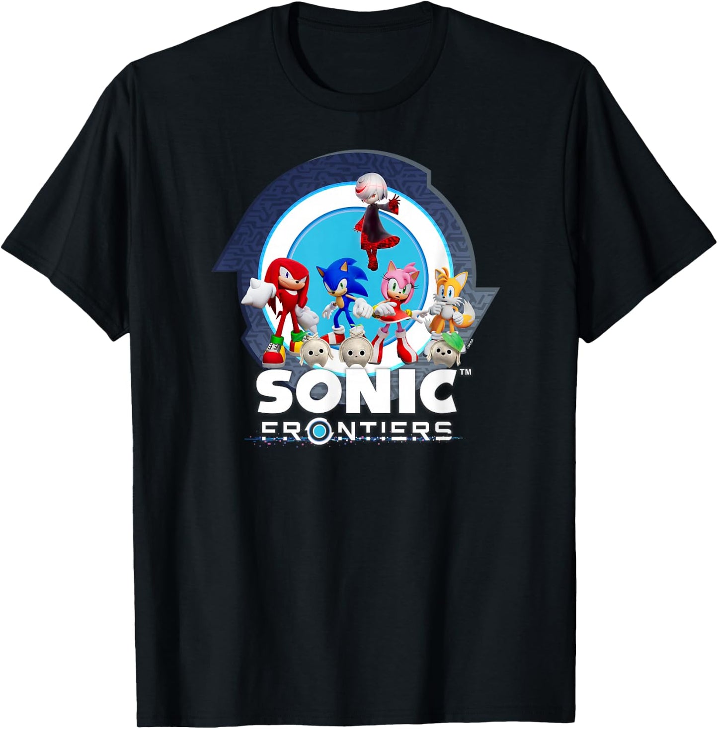 Sonic the Hedgehog, Sonic Frontiers - Team Frontiers T-Shirt - T-Shirt | Black
