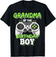 Grandma of the Birthday Boy Matching Video Game Birthday T-Shirt - T-Shirt | Black