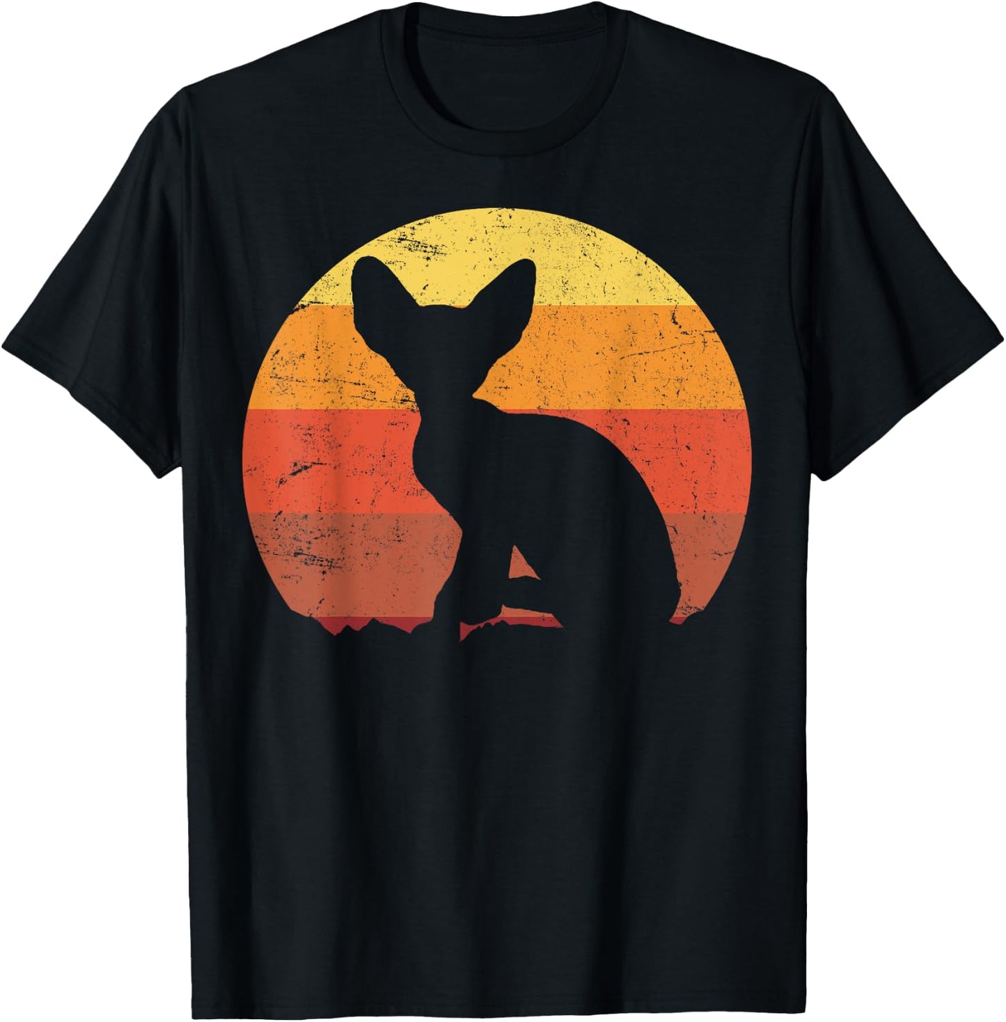 Sphynx Cat T-Shirt - T-Shirt | Black