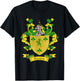 Sheridan Coat of Arms | Sheridan Surname Family Crest T-Shirt - T-Shirt | Black