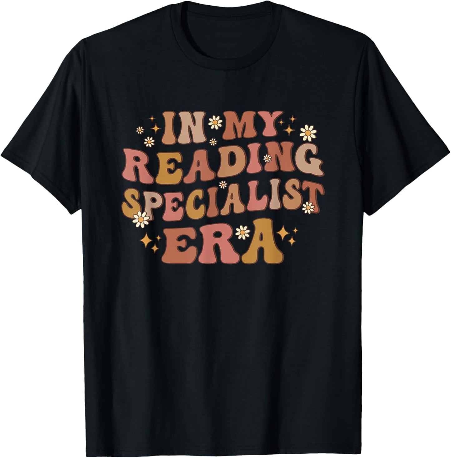 In My Reading Specialist Era T-Shirt - T-Shirt | Black