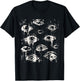 Eyes Eyeballs Weird Goth Grunge Alt Y2K Strange Aesthetic T-Shirt - T-Shirt | Black