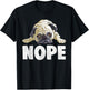 Pug Nope Lazy T Shirt Funny Cute Men Kids Boys Girls T-Shirt - T-Shirt | Black