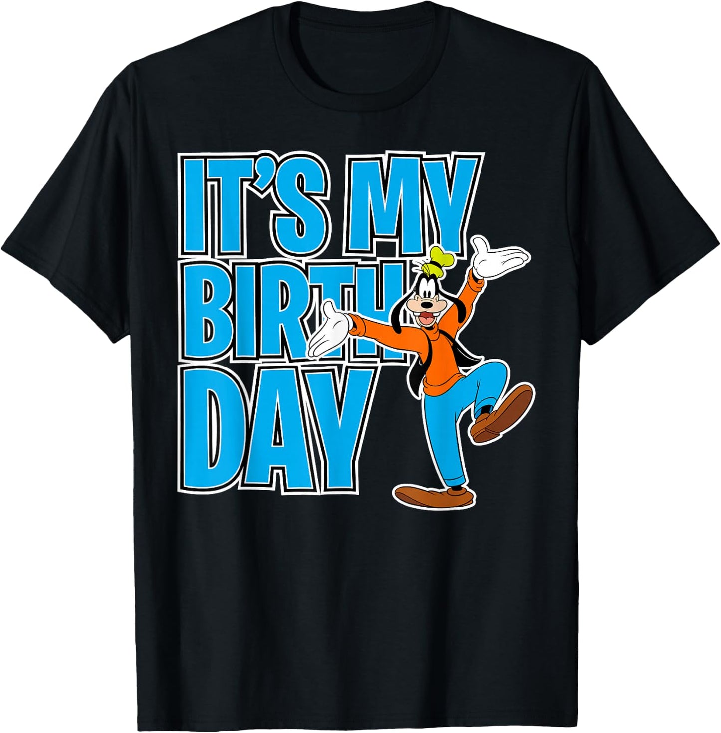 Disney - Goofy Birthday T-Shirt - T-Shirt | Black