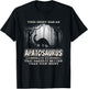 Funny Dinosaur Apatosaurus Dino Humor T-Shirt - T-Shirt | Black