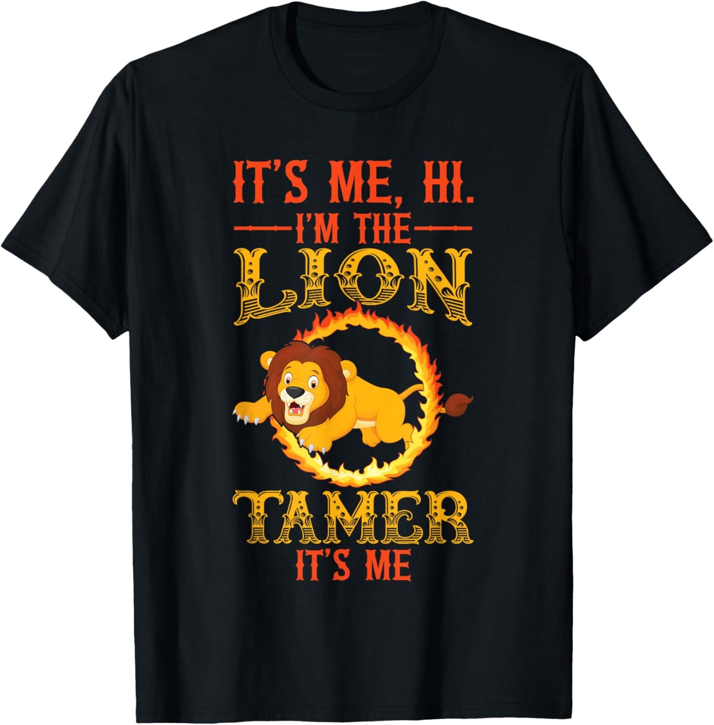 Lion Tamer T-Shirt - T-Shirt | Black