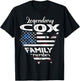 Surname Cox US Flag Cox Last Name Cox T-Shirt - T-Shirt | Black