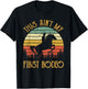 Western Cowboy Riding Horse This Ain't My First Rodeo T-Shirt - T-Shirt | Black